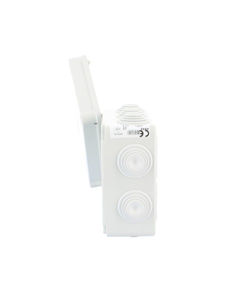 Módulo de interfaz Def direccionado en caja de plástico.